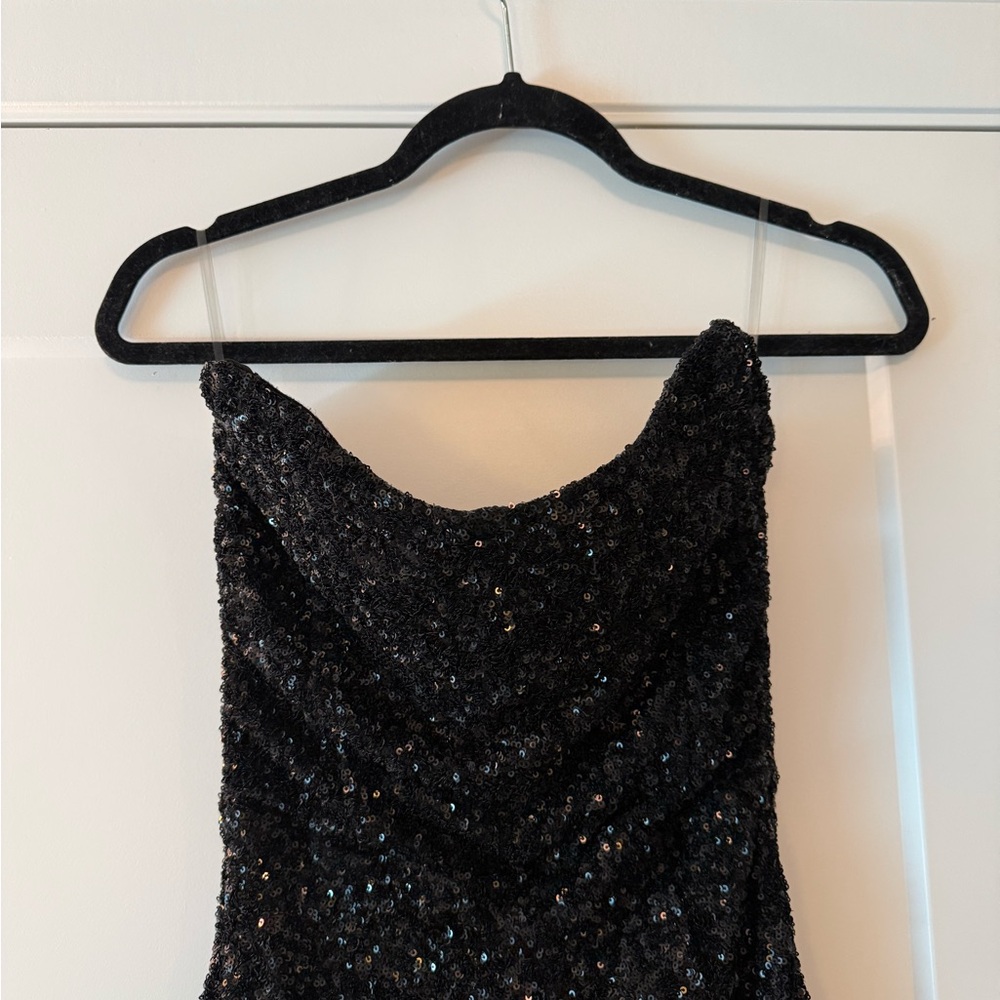 Oh Polly Jasella Embellished Corset Gown – Black | Worn Once - Picture 5 of 8